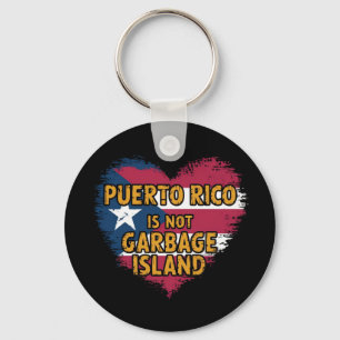 Puerto Rico is geen vuilniseiland Sleutelhanger