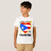 Puerto Rico is mijn Valentijn Valentijnsdag Puerto T-shirt (Voorkant volledig)