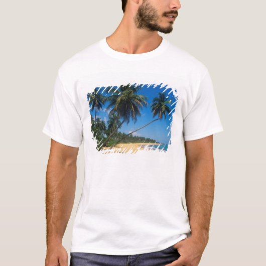 Puerto Rico, Isla Verde, palmbomen. T-shirt (Voorkant)