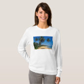 Puerto Rico, Isla Verde, palmbomen. T-shirt (Voorkant volledig)