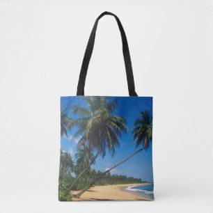 Puerto Rico, Isla Verde, palmbomen Tote Bag
