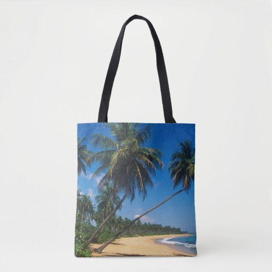 Puerto Rico, Isla Verde, palmbomen Tote Bag (Voorkant)
