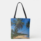 Puerto Rico, Isla Verde, palmbomen Tote Bag (Achterkant)