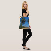 Puerto Rico, Isla Verde, palmbomen Tote Bag (Op model)