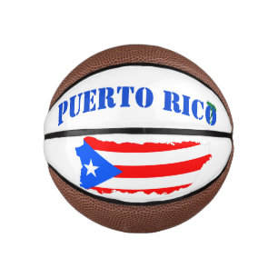 Puerto Rico Island Basket Ball Mini Basketball Basketbal