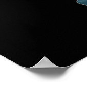 Puerto Rico Island Map Surfing Poster (Hoek)