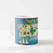 Puerto Rico kaart Mok (Voorkant links)