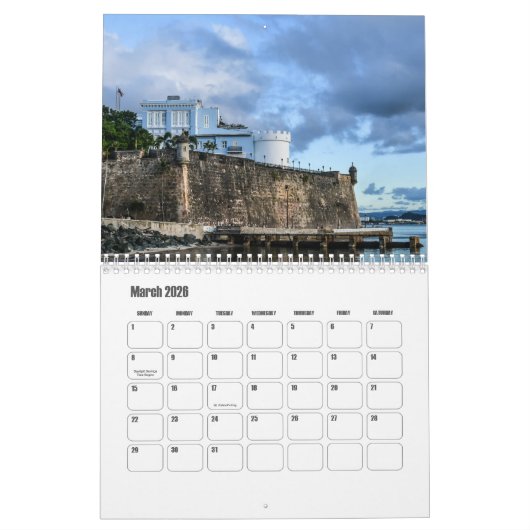 Puerto Rico Kalender (Mar 2026)
