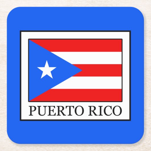 Puerto Rico Kartonnen Onderzetters (Voorkant)