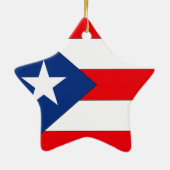 Puerto Rico Keramisch Ornament (Achterkant)