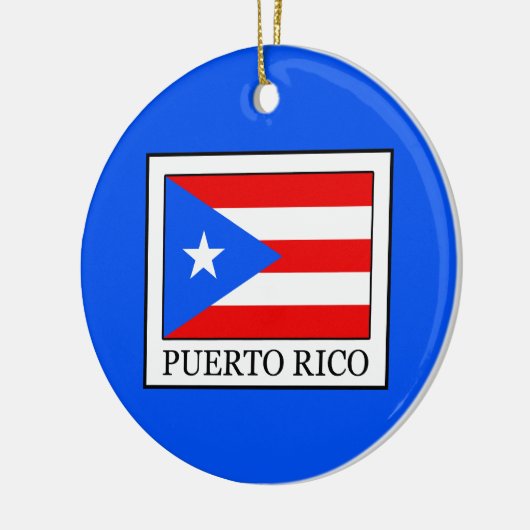 Puerto Rico Keramisch Ornament (Links)