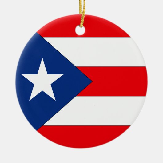 Puerto Rico Keramisch Ornament (Voorkant)