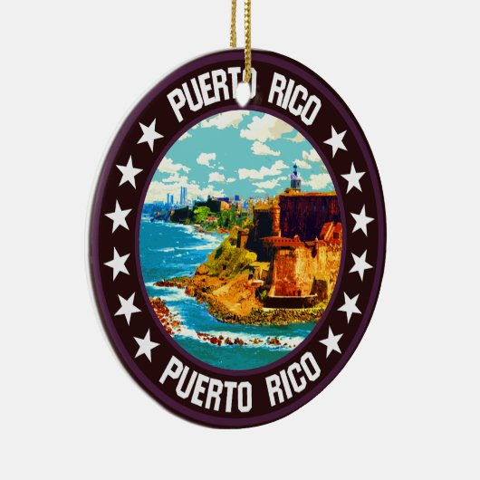 Puerto Rico Keramisch Ornament (Rechts)