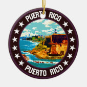 Puerto Rico Keramisch Ornament (Voorkant)
