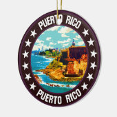 Puerto Rico Keramisch Ornament (Links)
