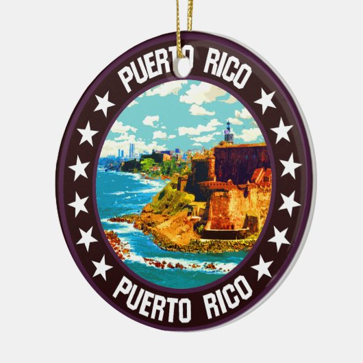 Puerto Rico Keramisch Ornament (Links)