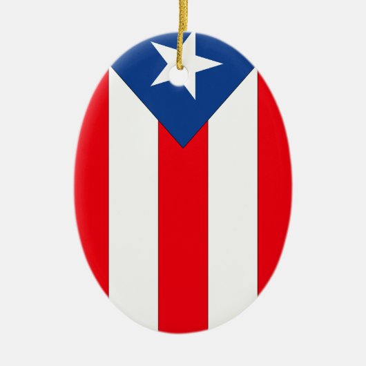 Puerto Rico Keramisch Ornament (Voorkant)