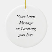 Puerto Rico Keramisch Ornament (Achterkant)