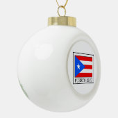 Puerto Rico Keramische Bal Ornament (Links)