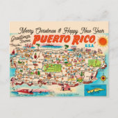 Puerto Rico Kerstgroet Briefkaart (Voorkant)