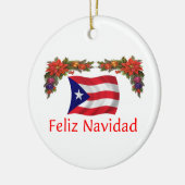 Puerto Rico Kerstmis Keramisch Ornament (Links)