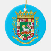 Puerto Rico* kerstversiering Keramisch Ornament (Voorkant)