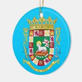 Puerto Rico* kerstversiering Keramisch Ornament (Links)