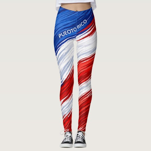 Puerto Rico klassieker Leggings (Voorkant)
