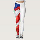 Puerto Rico klassieker Leggings (Voorkant)