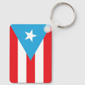 Puerto Rico Klassieker Sleutelhanger (Achterkant)