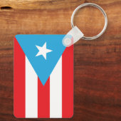 Puerto Rico Klassieker Sleutelhanger (Achterkant)