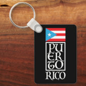 Puerto Rico Klassieker Sleutelhanger (Voorkant)