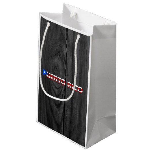 Puerto Rico Klein Cadeauzakje (Achterkant Gekanteld)