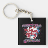 Puerto Rico Koki Taíno Street Art Graffiti Sleutelhanger (Voorkant)