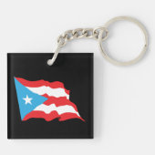 Puerto Rico Koki Taíno Street Art Graffiti Sleutelhanger (Achterkant)