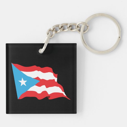 Puerto Rico Koki Taíno Street Art Graffiti Sleutelhanger (Achterkant)