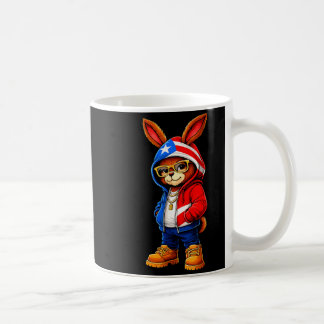 Puerto Rico konijnen hoodie cute cartoon konijn Koffiemok