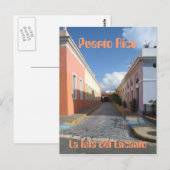 Puerto Rico La Isla del Encanto Briefkaarten (Voorkant / Achterkant)