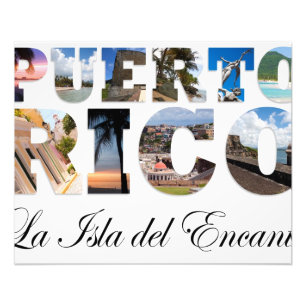 Puerto Rico La Isla Del Encanto Foto Afdruk