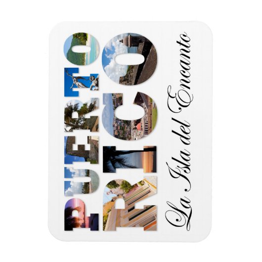 Puerto Rico La Isla Del Encanto Magneet (Verticaal)