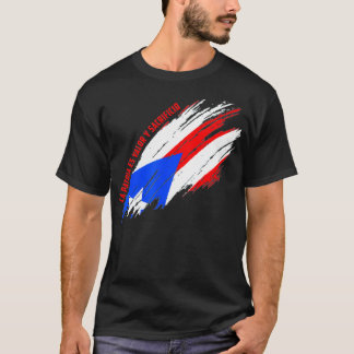 Puerto Rico La Patria es Valor y Sacrificio T-shirt