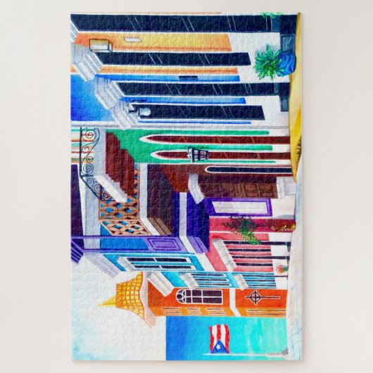 Puerto Rico Legpuzzel (Verticaal)