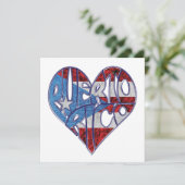 Puerto Rico Liefde Wenskaart Kaart (Staand voorkant)