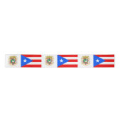 Puerto Rico lint, embleem, Puerto Ricaanse vlag Satijnen Lint (Voorkant)