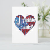Puerto Rico Love Card  Bedankkaart (Staand voorkant)