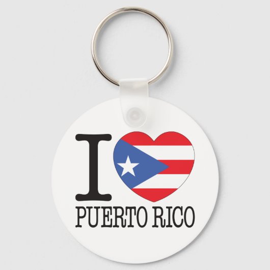 Puerto Rico Love Sleutelhanger (Voorkant)