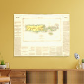 Puerto Rico, Maagdeneilanden Canvas Afdruk (Insitu (Woonkamer))