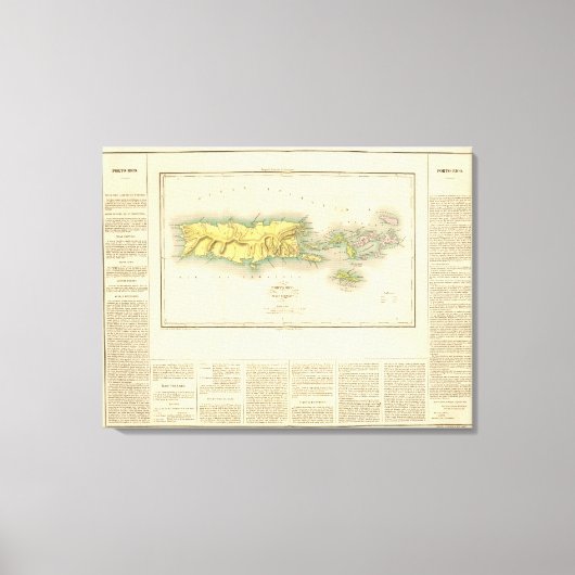 Puerto Rico, Maagdeneilanden Canvas Afdruk (Voorkant)