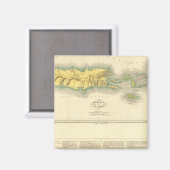Puerto Rico, Maagdeneilanden Magneet (Voorkant / Achterkant)