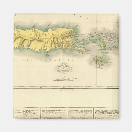 Puerto Rico, Maagdeneilanden Magneet (Voorkant)